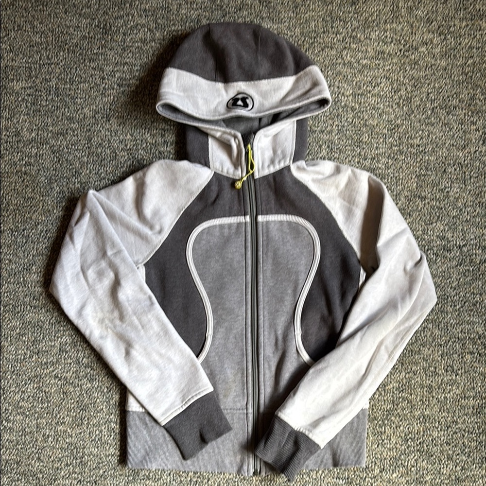 lululemon athletica Gray Hooded Jacket